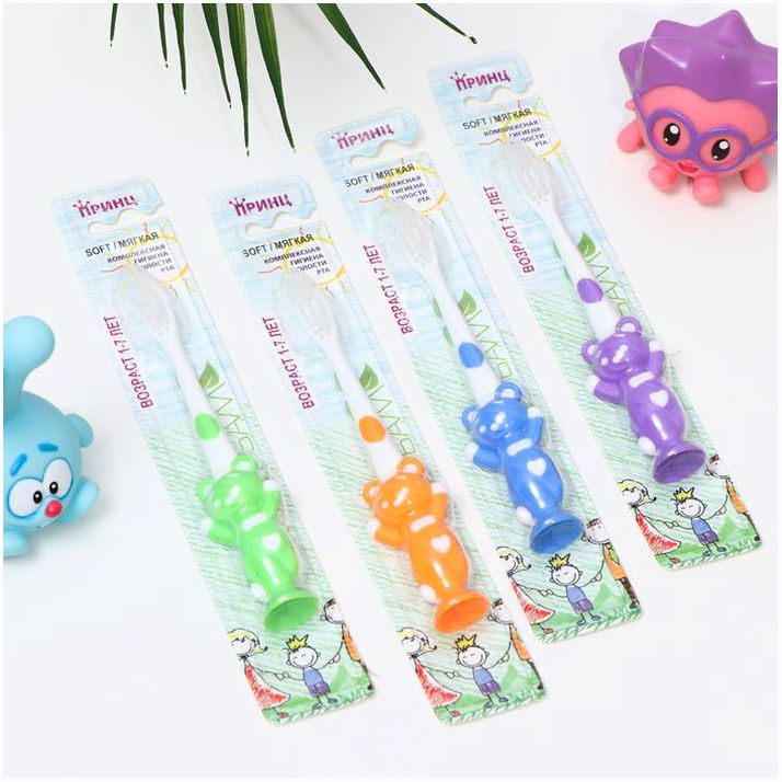 Картинка Детская зубная щётка «Экохербалл» Принц, микс (№7330560) от магазина Мир детей Товары для Новорожденных