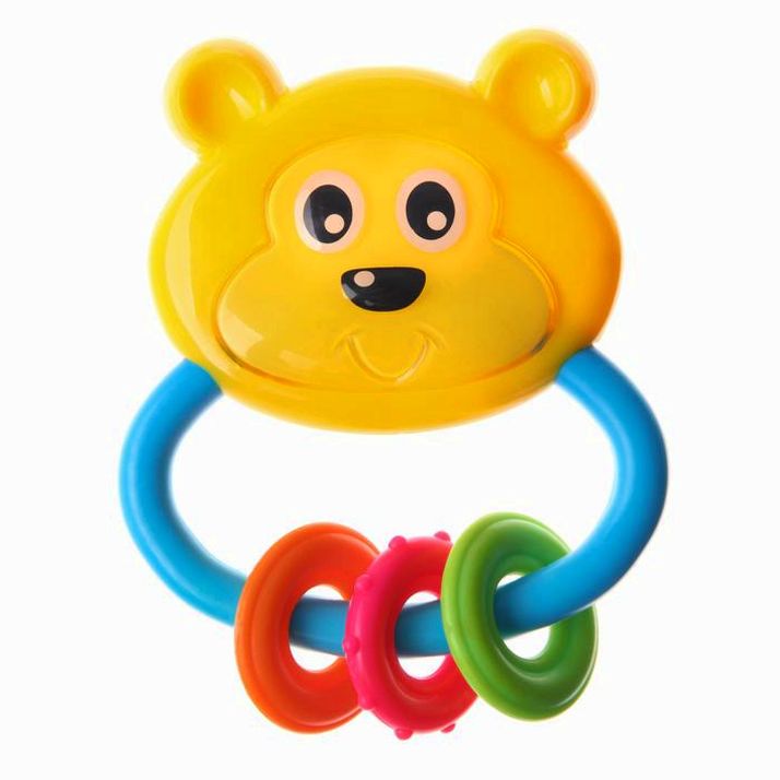 Погремушка «Мишка с колечками», Крошка Я артикул анонс 7598509