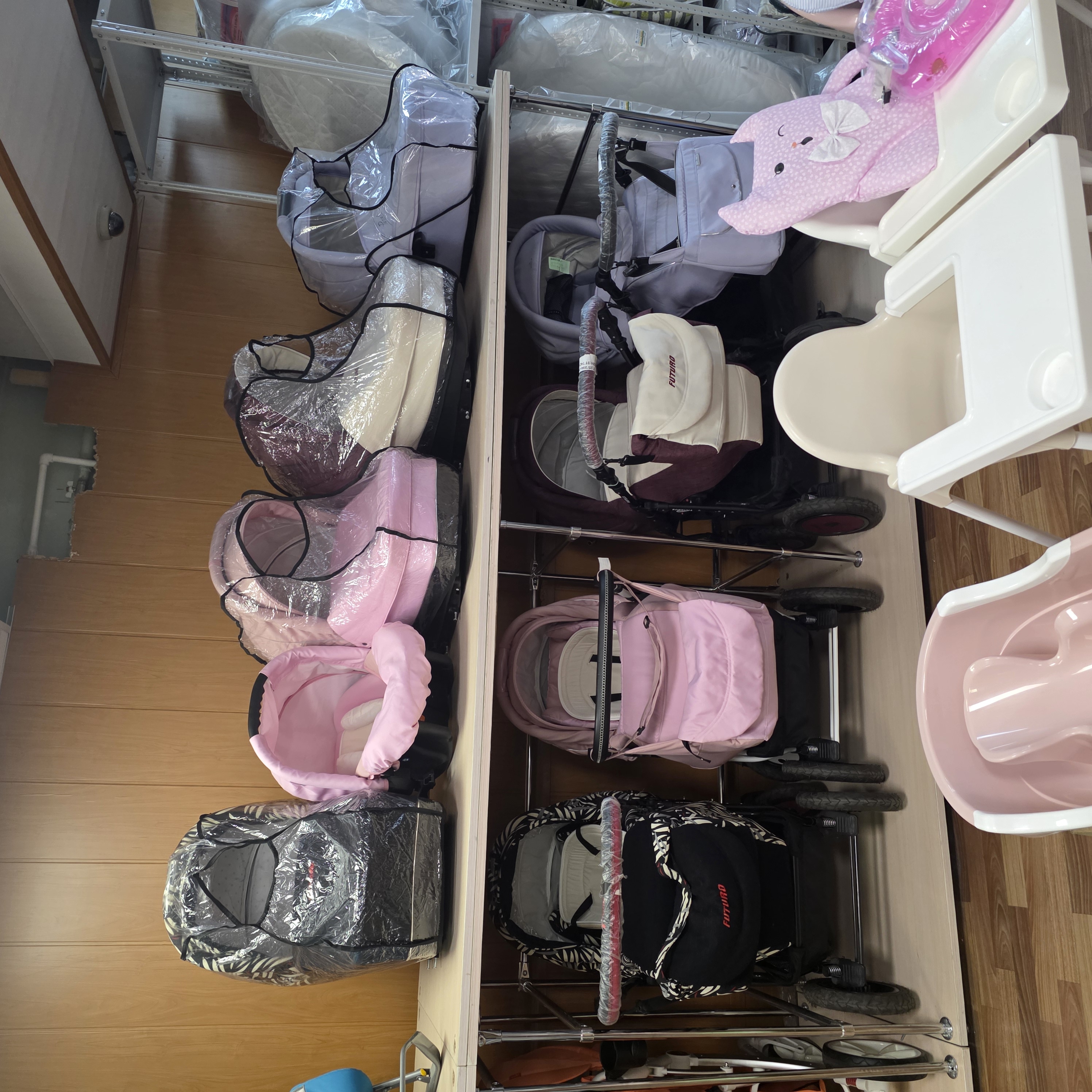 № Стколяс Стеллаж ЛДСП + система джокер хром