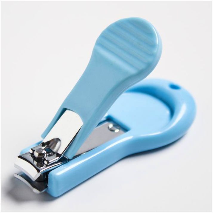 Картинка Детский маникюрный набор (ножницы, книпсер, пилка, пинцет), цвет голубой (№4601142) от магазина Мир детей Товары для Новорожденных