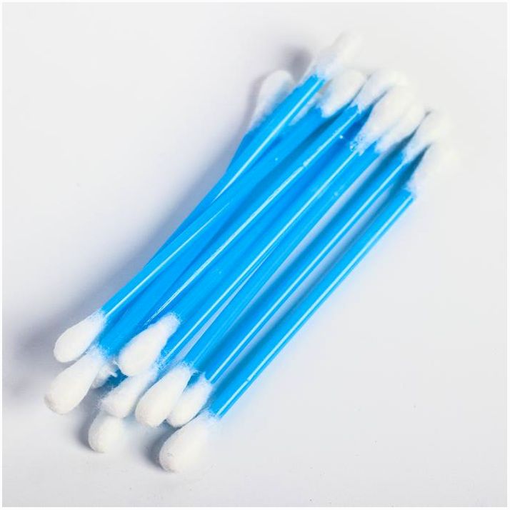 № 650728 Ватные палочки, пакет 50 шт., пластик, цвет МИКС