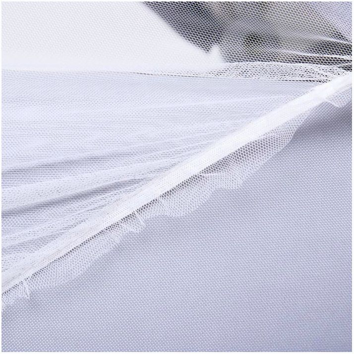 Картинка Универсальная москитная сетка для детской коляски 80х100 см, на резинке, цвет белый (№4940740) от магазина Мир детей Товары для Новорожденных