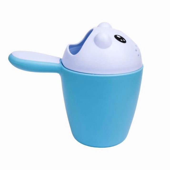 Картинка Ковш для купания и мытья головы, банный ковшик, хозяйственный «Котенок», 500 мл., цвет голубой (№2589889) от магазина Мир детей Товары для Новорожденных