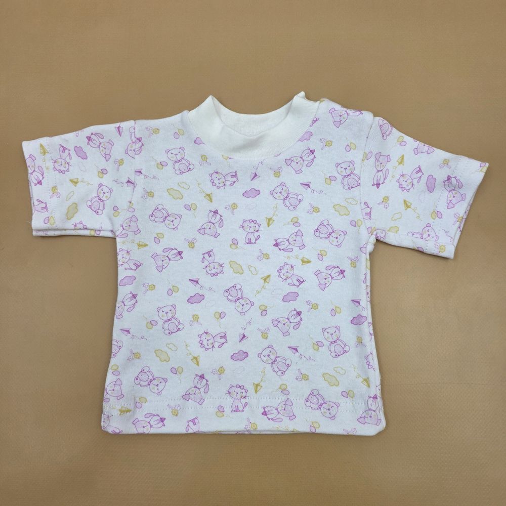 Футболка №2 (интерлок, кнопки на плечике) артикул анонс 2328-62МД