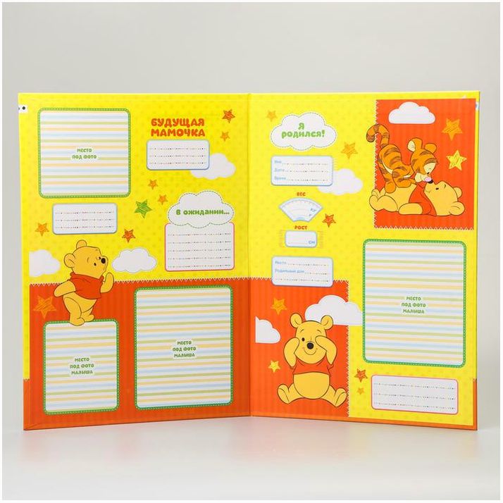 Картинка Обложка для документов, Медвежонок Винни (№3573459) от магазина Мир детей Товары для Новорожденных