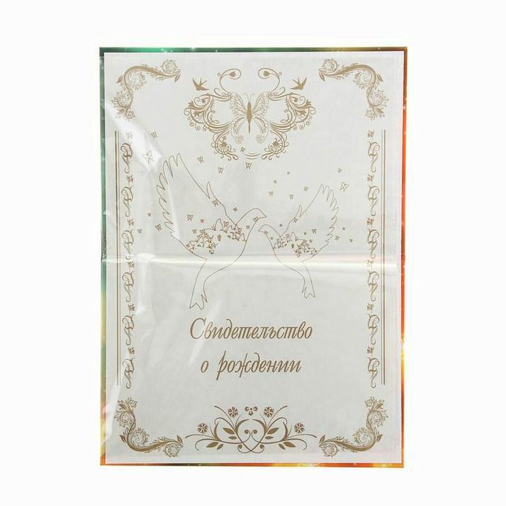 № 979213 Свидетельства о рождении 