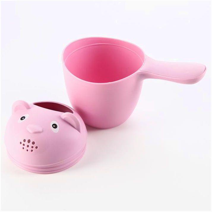 Картинка Ковш для купания и мытья головы, детский банный ковшик, хозяйственный «Мишка», цвет розовый (№7761357) от магазина Мир детей Товары для Новорожденных