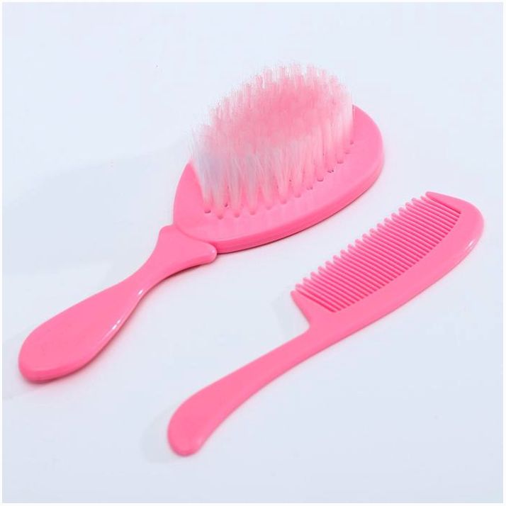 Набор детских расчесок, 2 шт., цвет розовый, рисунок МИКС артикул анонс 4770933