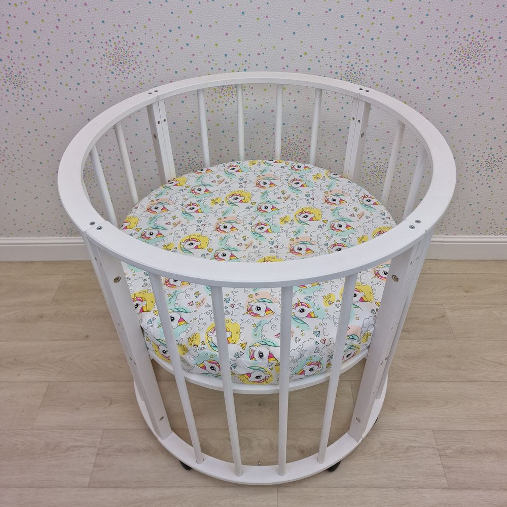 № 255 Простыня на резинке на круглую кровать (бязь)