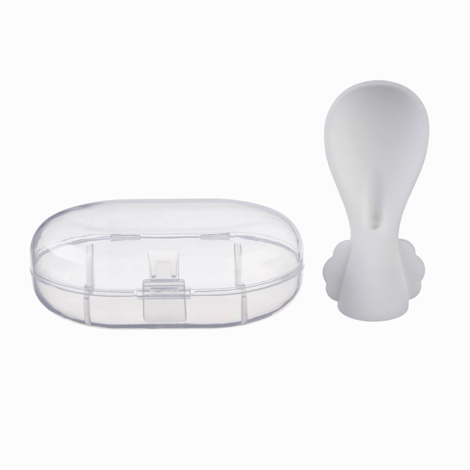 Картинка Ложечка для пакетов с детским питанием универсальная, контейнер в комплекте (№9328114) от магазина Мир детей Товары для Новорожденных