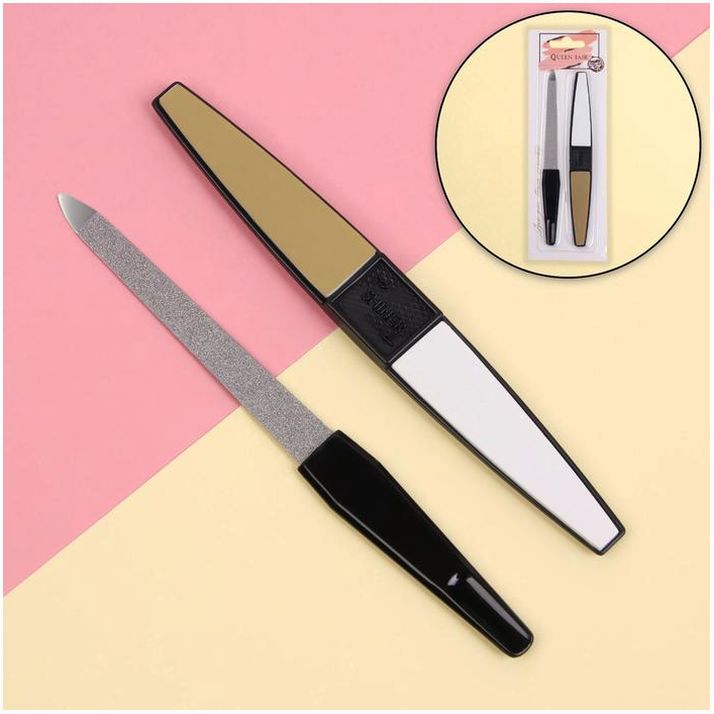 Набор маникюрный, 2 предмета, на блистере, разноцветный артикул анонс 272325