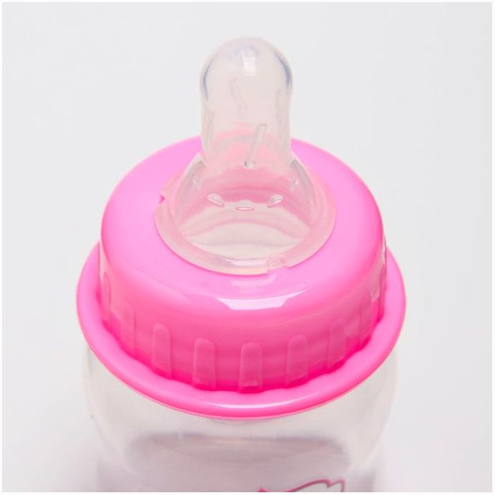Картинка Бутылочка для кормления «Любимая дочка», классическое горло, 60 мл., от 0 мес., цвет розовый (№3630397) от магазина Мир детей Товары для Новорожденных