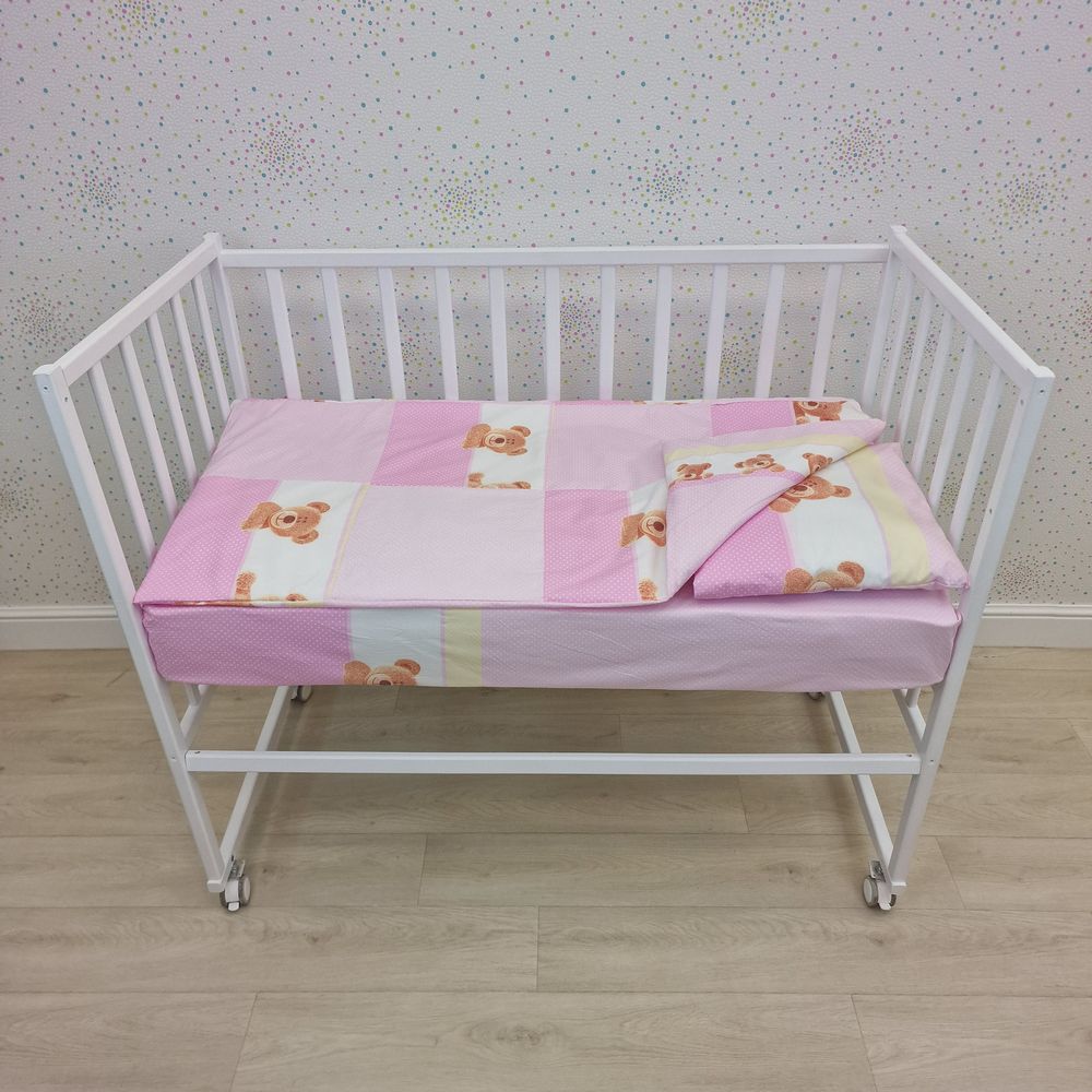 Картинка КПБ (пододеяльник + простыня + наволочка (бязь) (№1097-0) цвета в ассортименте от магазина Мир детей Товары для Новорожденных