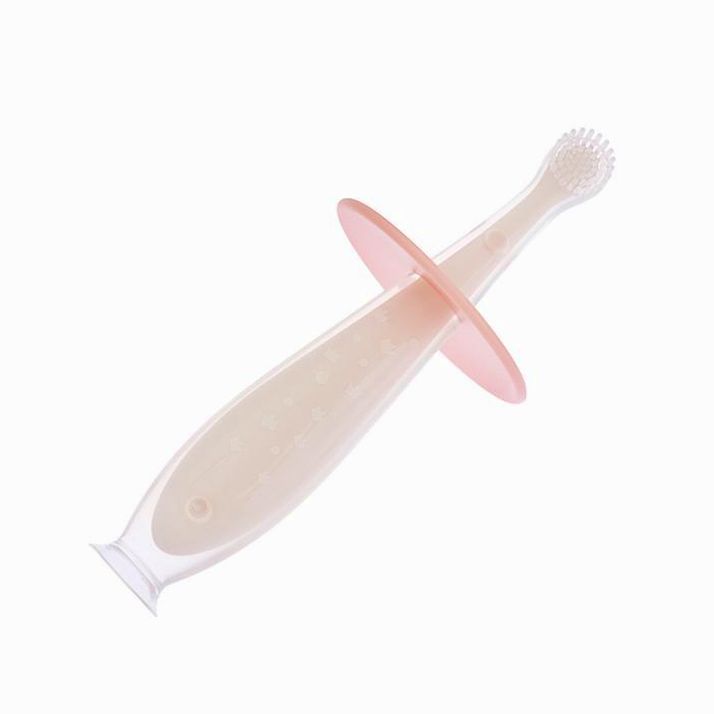 Картинка Зубная щётка детская, на присоске, с ограничителем, цвет МИКС (№3489235) от магазина Мир детей Товары для Новорожденных