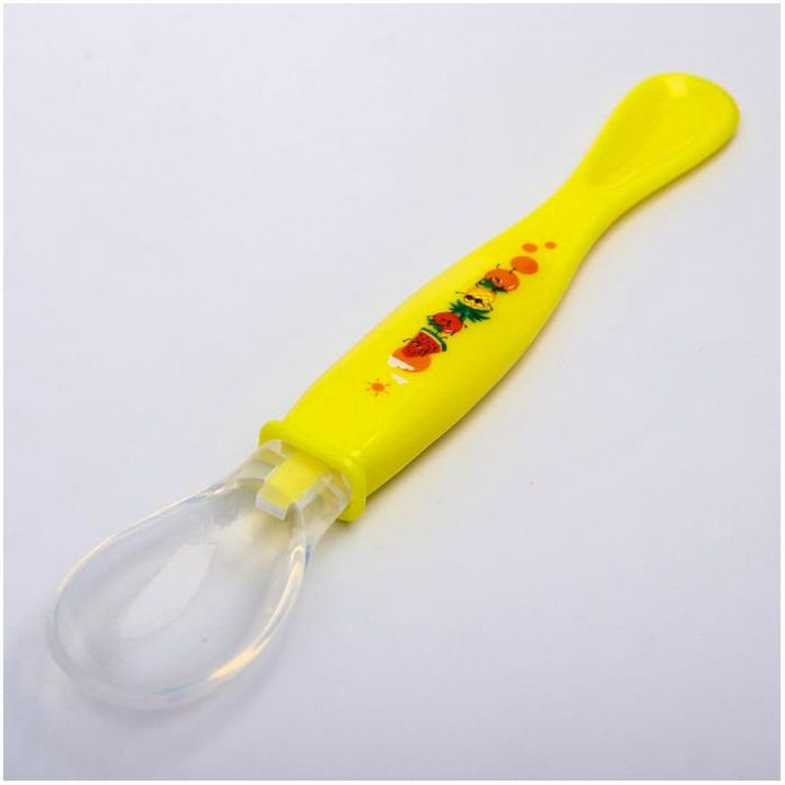 Ложка силиконовая детская «Фруктовая тусовка» артикул анонс 5060429