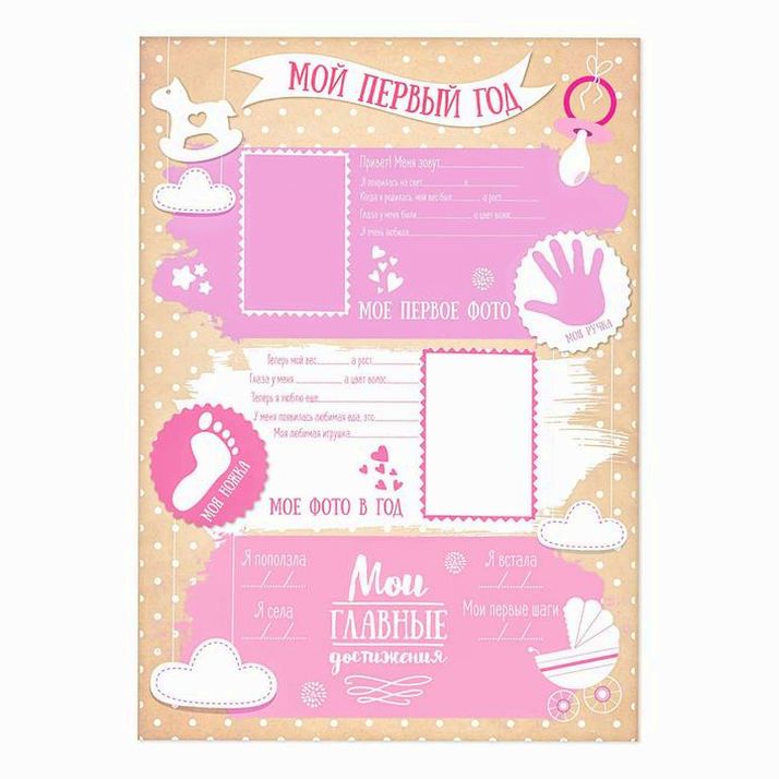 № 2786830 Плакат для новорожденной 