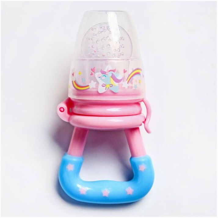 Ниблер «Пони», с силиконовой сеточкой, цвет розовый/голубой артикул анонс 2357267