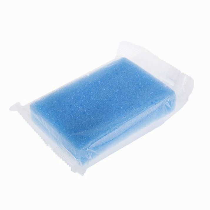 Губка для тела с гелем, синяя, размер 120х80х25 мм артикул анонс 3806862