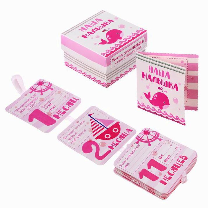 Набор фоторамок на ленте в коробке 