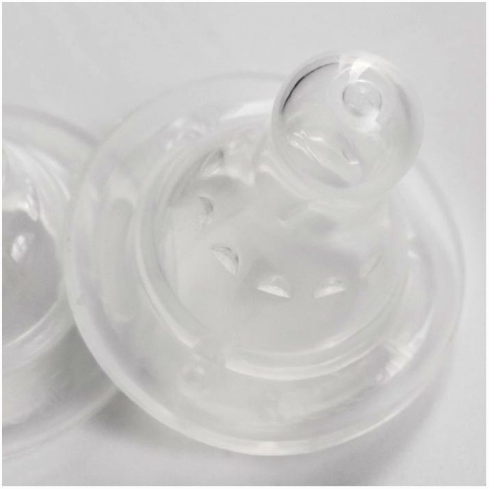 Картинка Соски силиконовые классические со средним потоком, от 0 мес., набор 2 шт. (№2593738) от магазина Мир детей Товары для Новорожденных