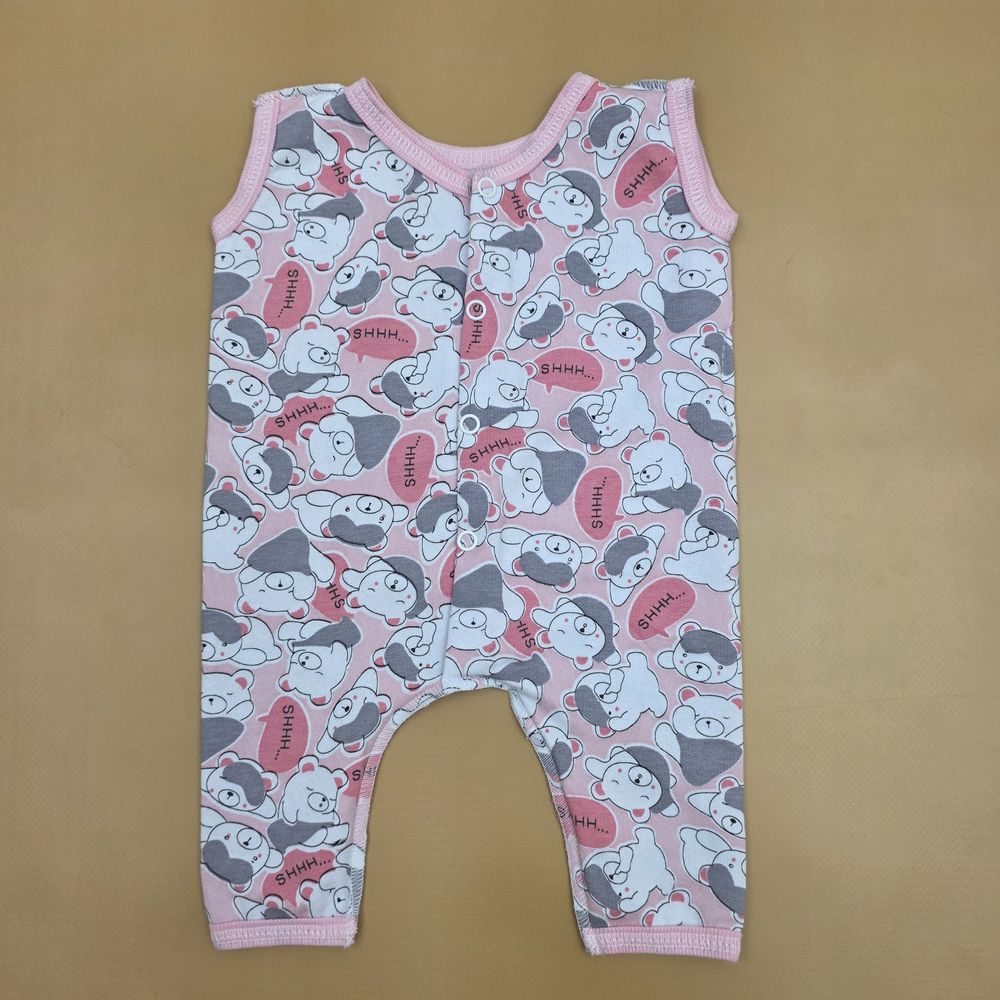 Комбинезон №01 (футер, кнопки/пуговки спереди, без пяточек, швы наружу) (для маловесных) артикул анонс 03102-50МД