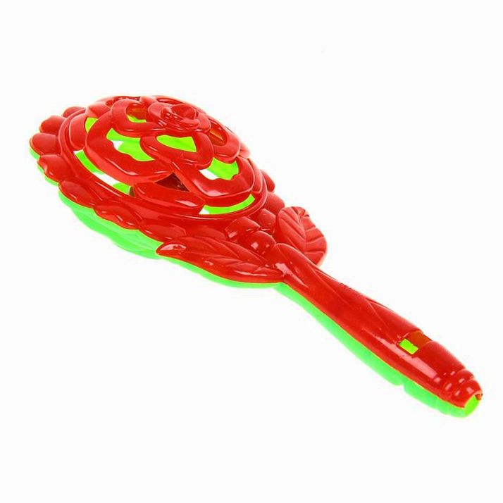 Картинка Погремушка «Аленький цветочек» со свистком, цвета МИКС (№1593231) от магазина Мир детей Товары для Новорожденных