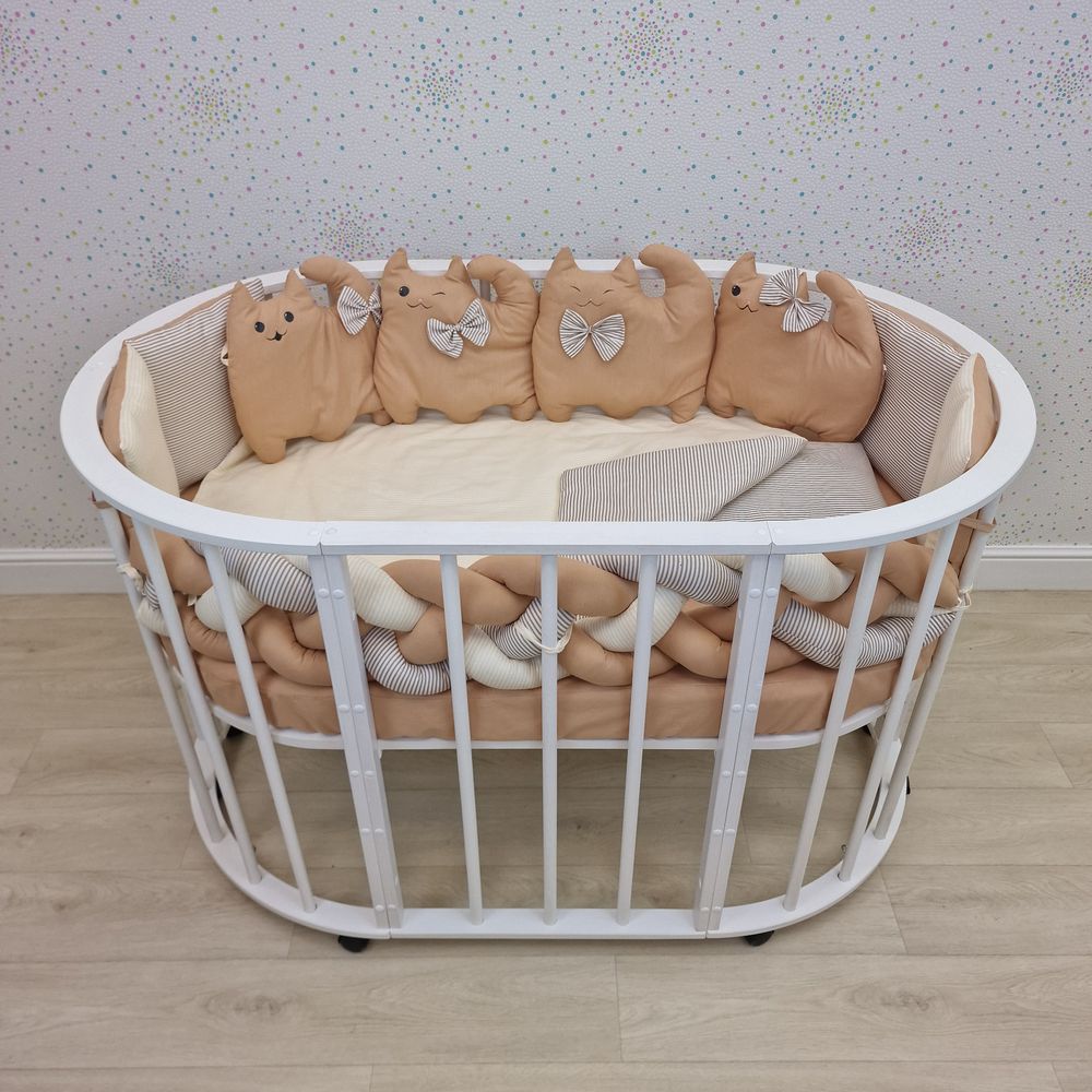 КПБ 14 пр (борт + пододеяльник + одеяло + наволочка + подушка + простынь (бязь) артикул анонс 1177-0-1бб_03