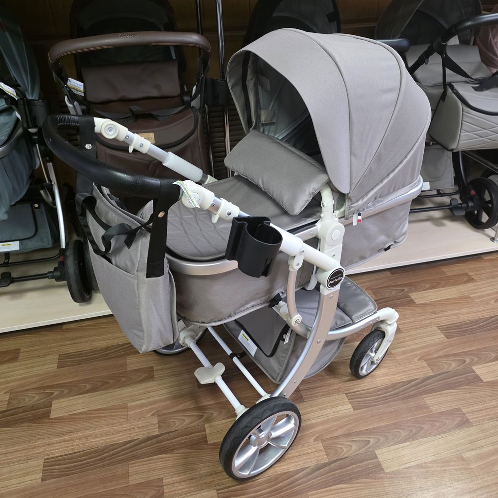 Коляска трансформер Aimile Original New Pearl  Капучино NDP-4 артикул анонс NDP-4