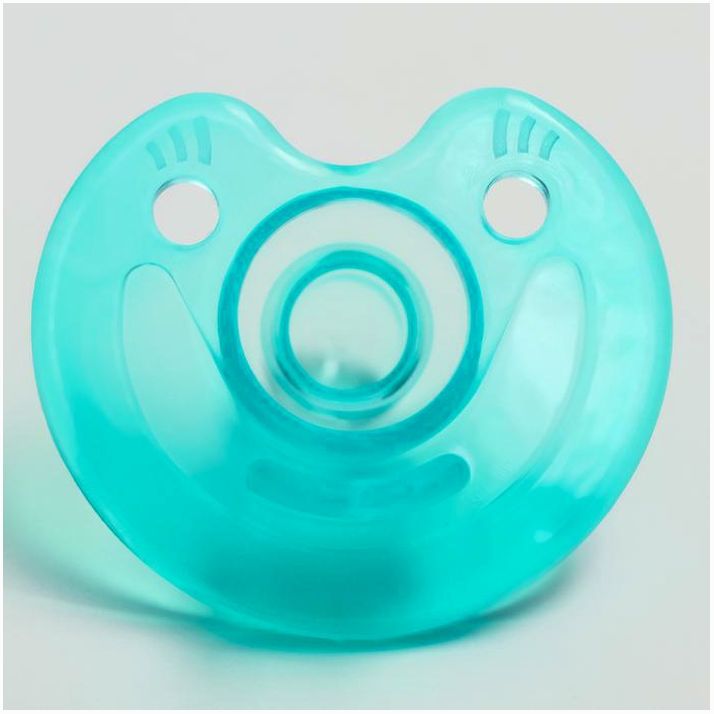 Пустышка цельносиликоновая «Улыбка», от 0 мес., цвета МИКС артикул анонс 2932133