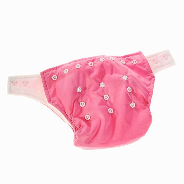 Многоразовый подгузник, цвет розовый артикул анонс 521580