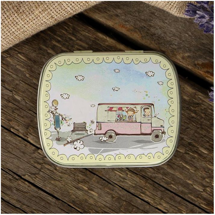 Картинка Шкатулка металл "Детские забавы" МИКС 1,5х6х5 см (№2266296) от магазина Мир детей Товары для Новорожденных