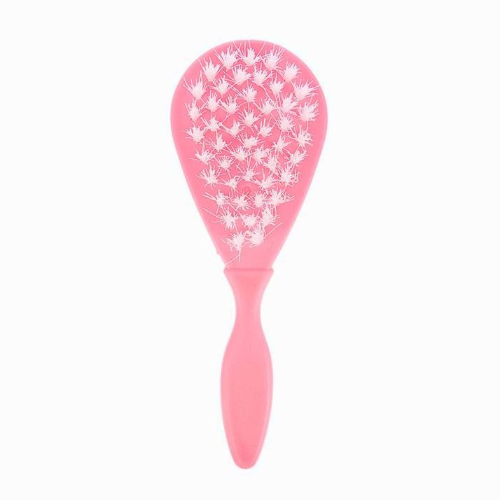 Картинка Расчёска детская + массажная щётка для волос «Самая красивая», от 0 мес., цвет розовый (№3039819) от магазина Мир детей Товары для Новорожденных