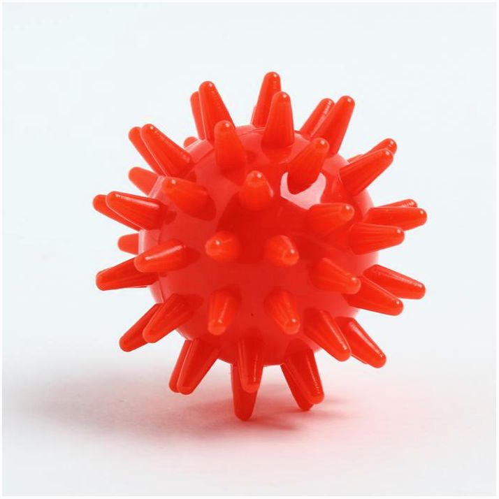 Мяч массажный ?5 см., цвет красный, Крошка Я артикул анонс 4386065