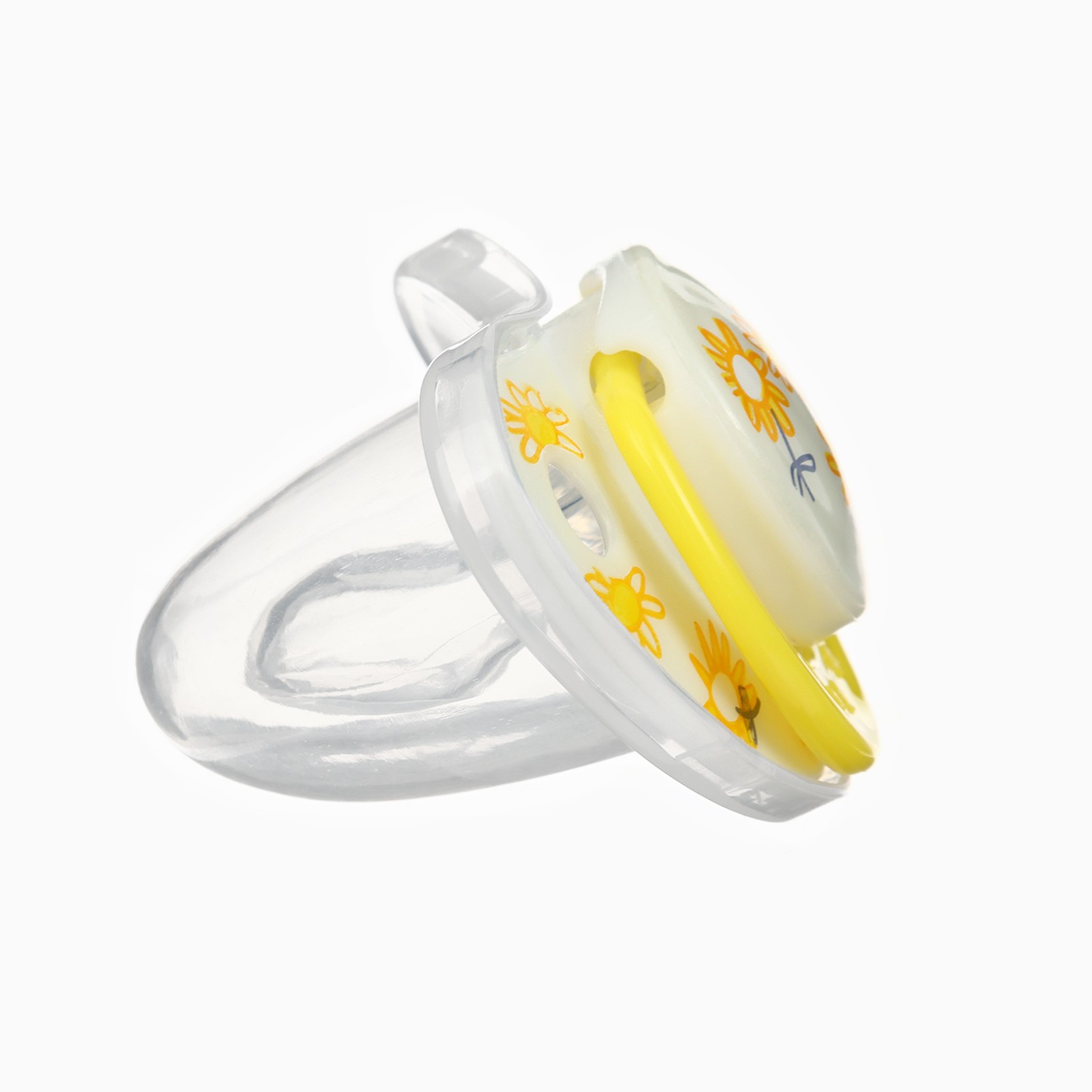 Картинка Соска - пустышка ортодонтическая «Цветы», +6 мес., цвет желтый (№9844211) от магазина Мир детей Товары для Новорожденных