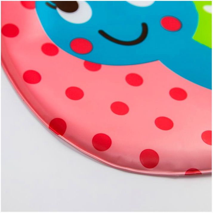 № 1184491 Нагрудник для кормления «Улитка» непромокаемый на липучке, с карманом, мягкий