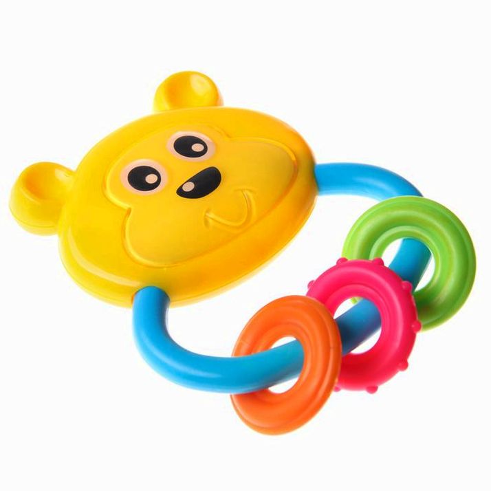 Картинка Погремушка «Мишка с колечками», Крошка Я (№7598509) от магазина Мир детей Товары для Новорожденных