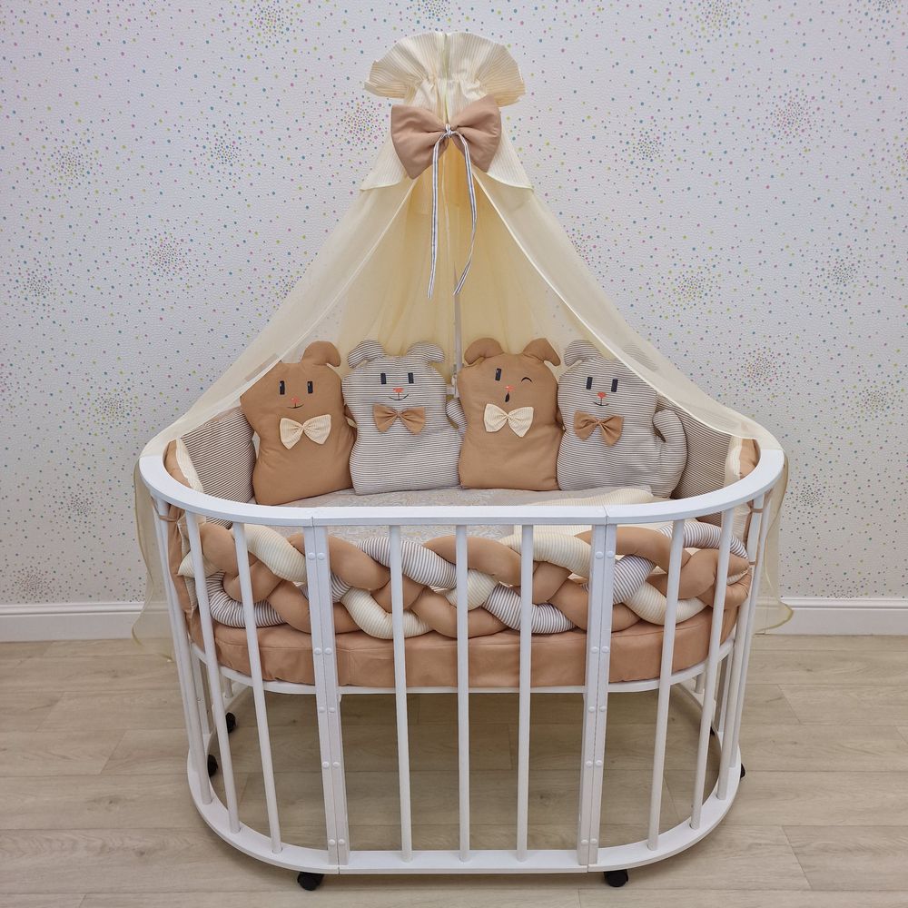 КПБ 14 пр (борт + пододеяльник + одеяло + наволочка + подушка + простынь (бязь) артикул анонс 1175-0-1бб_06