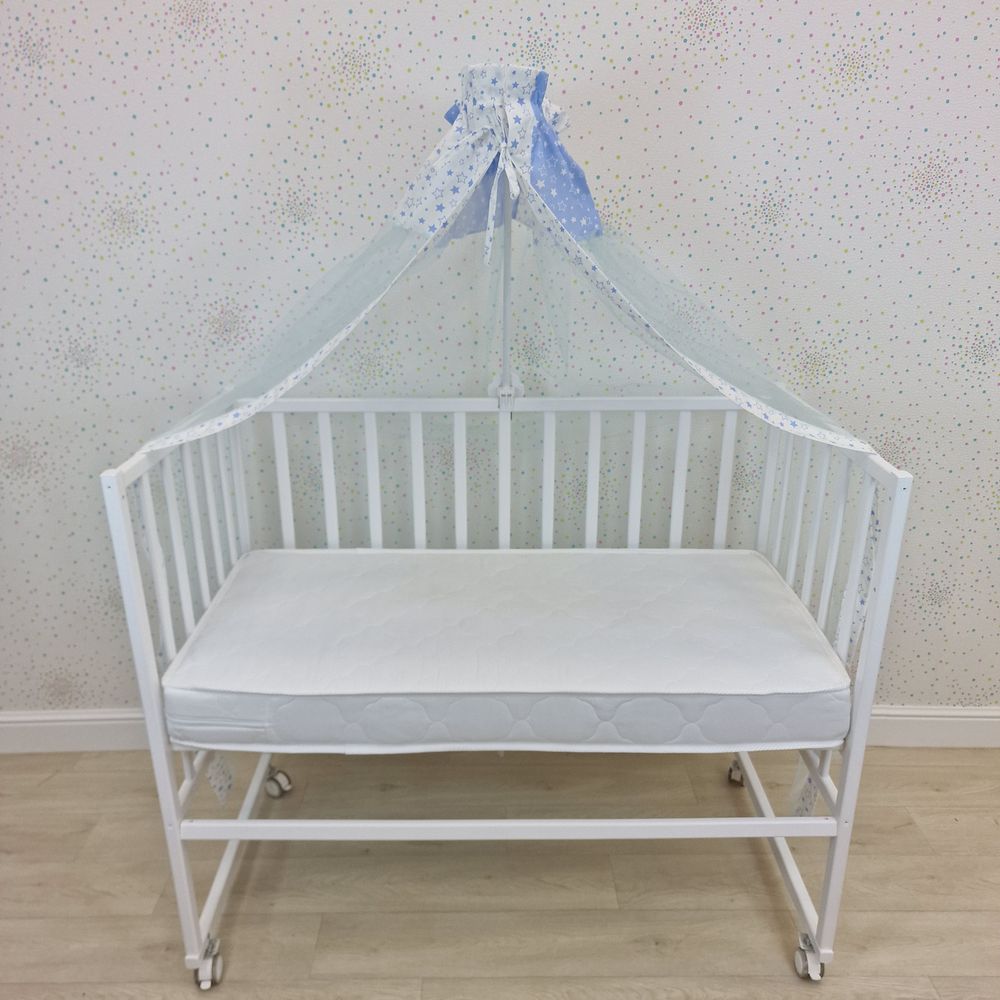 Картинка Балдахин (бязь/сеточка) + бант (бязь) (№941) цвета в ассортименте от магазина Мир детей Товары для Новорожденных