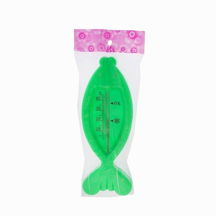 Картинка Термометр "Рыбка",  Luazon, детский, для воды, пластик, 15.5 см, зеленый (№2642574) от магазина Мир детей Товары для Новорожденных