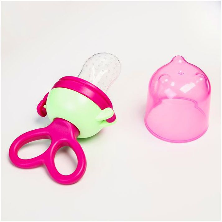 № 2875759 Ниблер с силиконовой сеточкой, вращающийся поршень, цвет малиновый