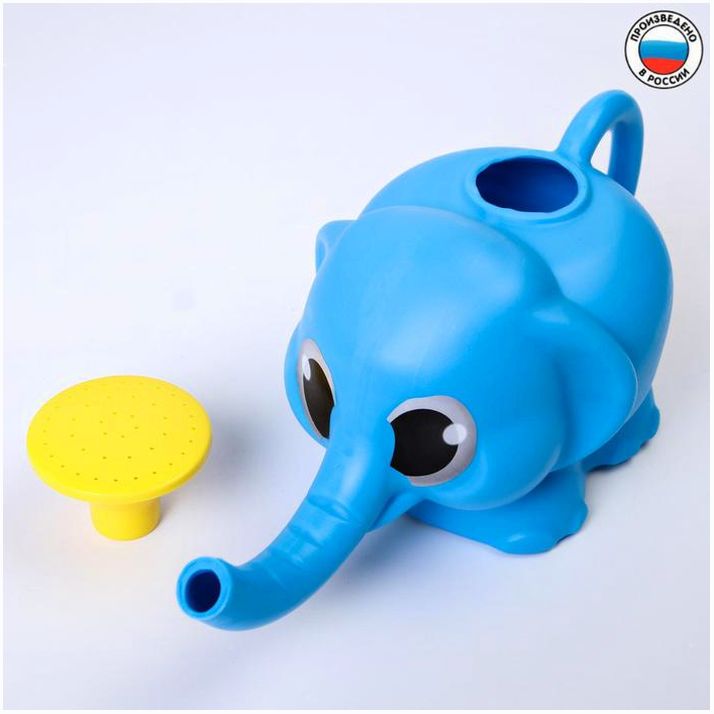 Ковш для купания и мытья головы, детский банный ковшик, хозяйственный «Слоник», 650 мл., цвет МИКС артикул анонс 1876844