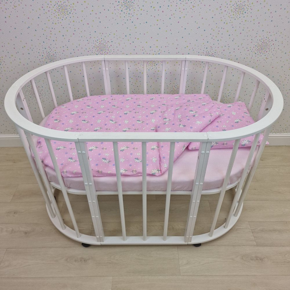 КПБ (пододеяльник + простыня + наволочка (бязь) овал артикул анонс 1122-О_04