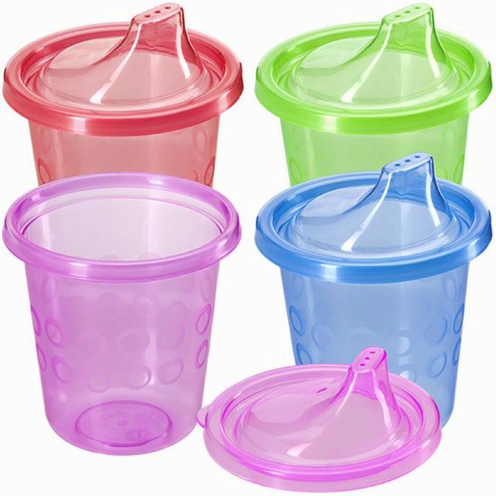 Поильник с твёрдым носиком, 210 мл, от 4 мес., цвета МИКС артикул анонс 2085620