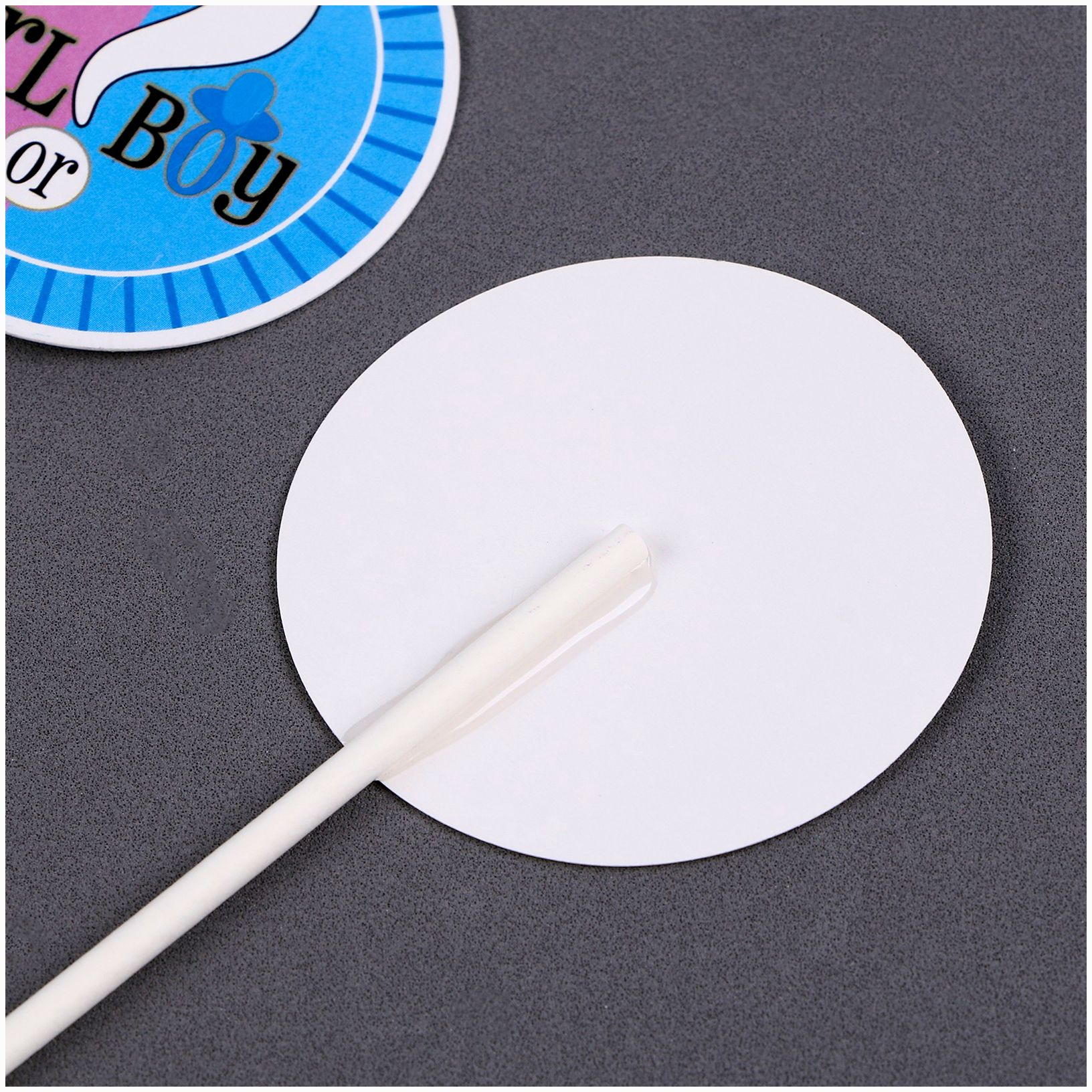 Картинка Набор для украшения торта «Гендер-пати», в наборе 5 шт. (№9824275) от магазина Мир детей Товары для Новорожденных