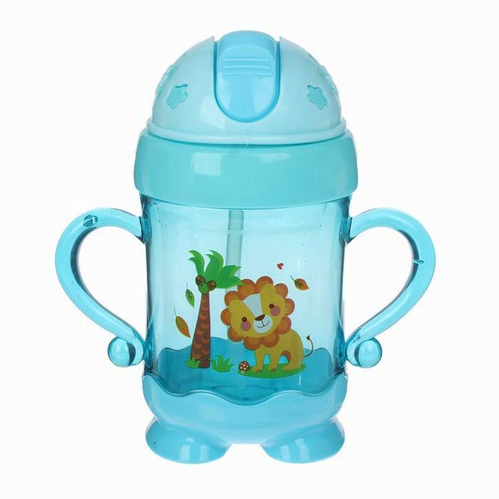 Поильник с силиконовой трубочкой, 220 мл., цвет МИКС артикул анонс 2793126