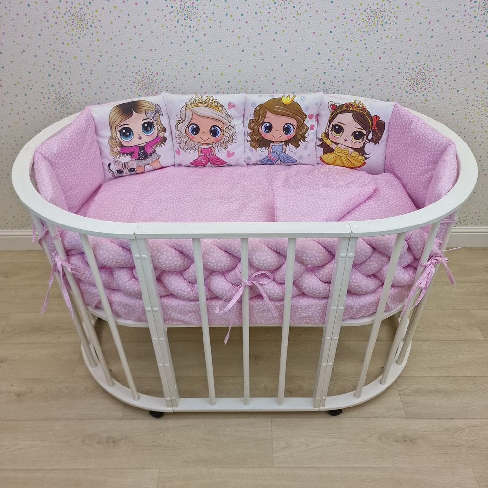 КПБ 14 пр (борт + пододеяльник + одеяло + наволочка + подушка + простынь (бязь) коса артикул анонс 1163-0-1Пбб_02