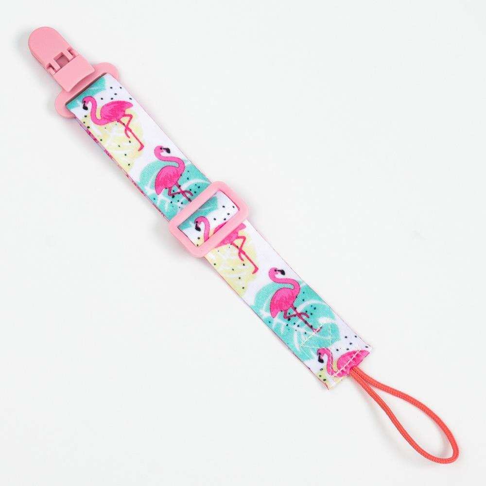 Картинка Держатель для соски - пустышки «Фламинго», на ленте (№7472724) от магазина Мир детей Товары для Новорожденных