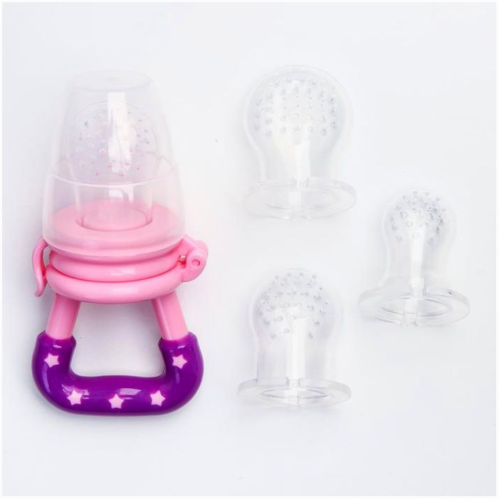 Ниблер с силиконовыми сеточками, размеры S, M, L, в футляре, цвет розовый артикул анонс 4482590