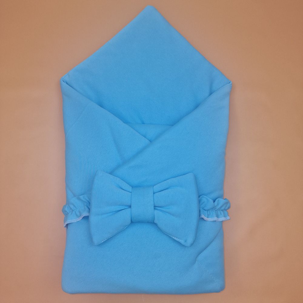 Комплект на выписку 2 пр: одеяло+бант (футер) артикул анонс 1893ф-0-2_м_05