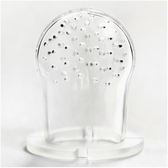 Картинка Ниблер для прикорма, с силиконовой сеточкой Rock baby, цвет черный+белый (№5289548) от магазина Мир детей Товары для Новорожденных